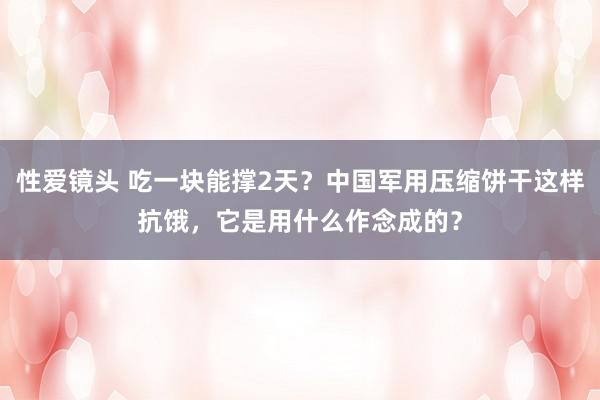 性爱镜头 吃一块能撑2天？中国军用压缩饼干这样抗饿，它是用什么作念成的？